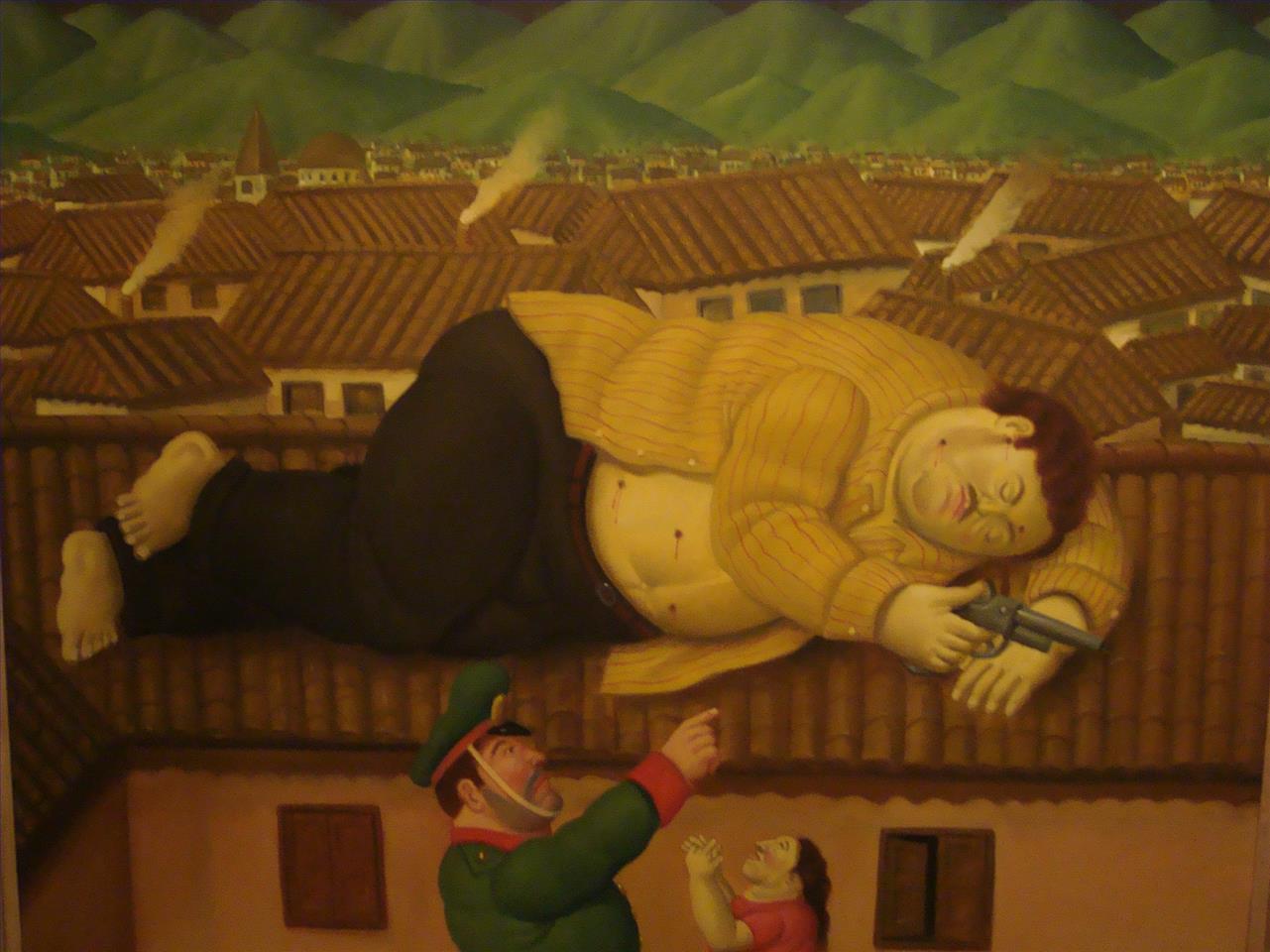 medellin pablo escobar mort Fernando Botero Peintures à l'huile